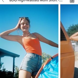 Urban outfitters high waisted mom shorts